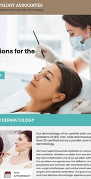 More Dermatology Website Templates